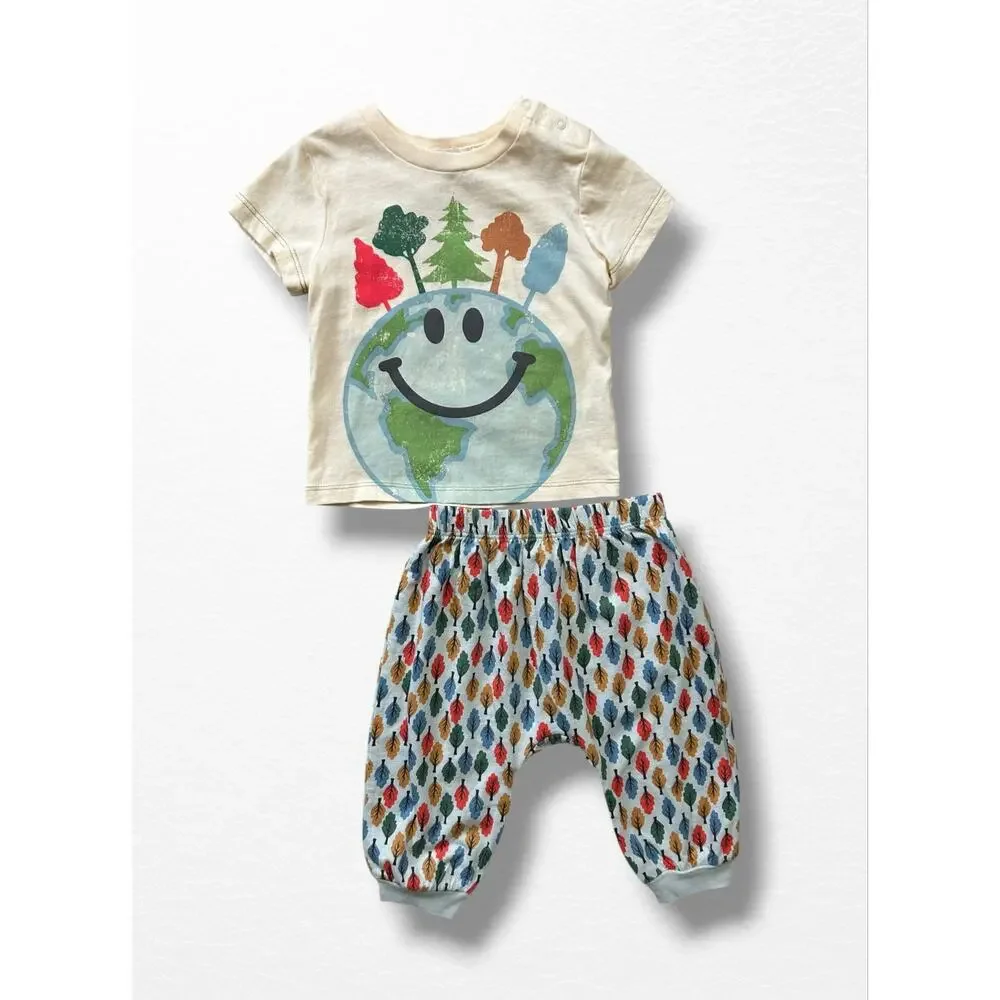 NWT Peek x The Nature Conservancy Two Piece Outfit, 12-18 Months